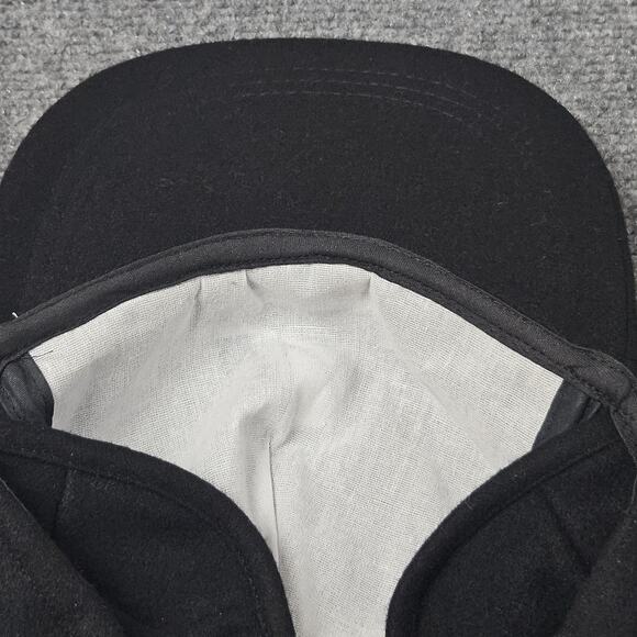 Vtg Lillehammer 1994 Hockey Winter Olympics Black Wool Hat Cap Norway Earflaps - Picture 7 of 9